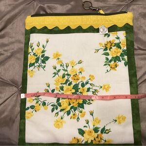 Floral Yellow and Green project bag